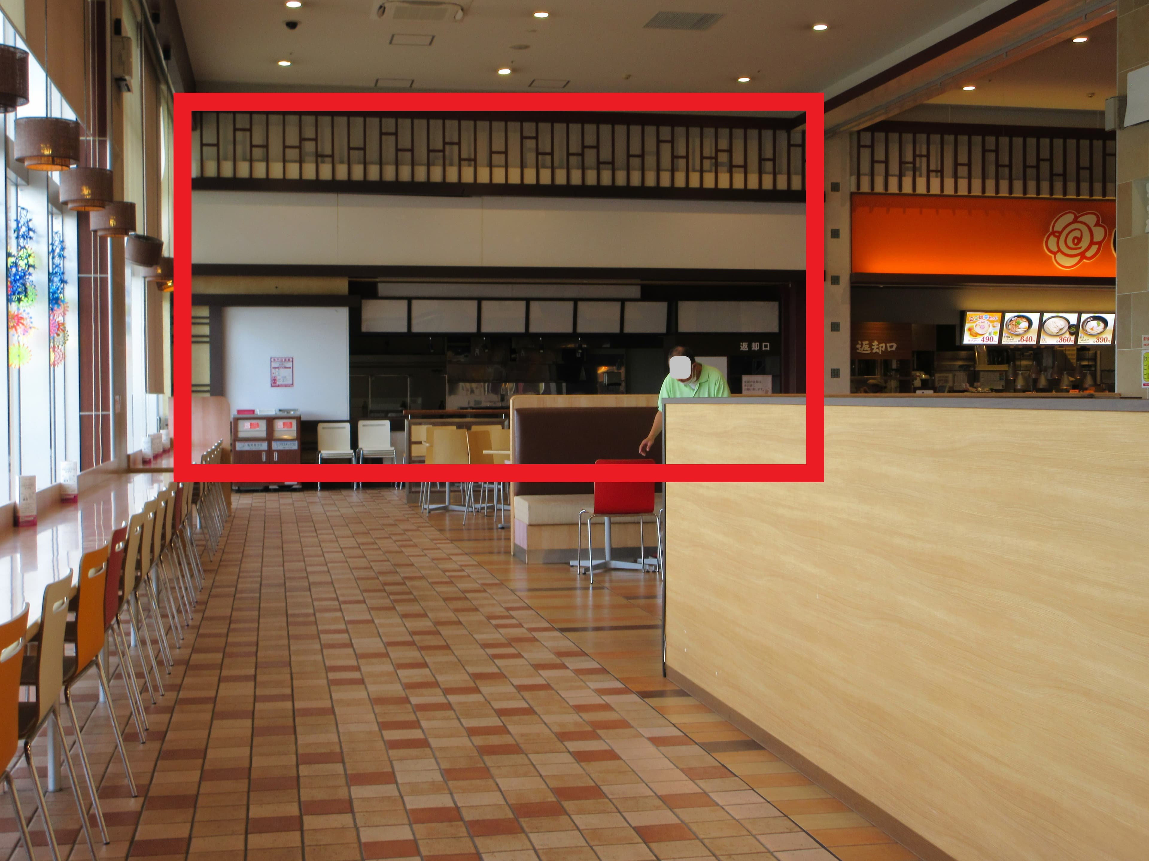 防府F-007:13.99坪 飲食:フードコート(洋食、中華、焼き物、クレープ、アイス)1