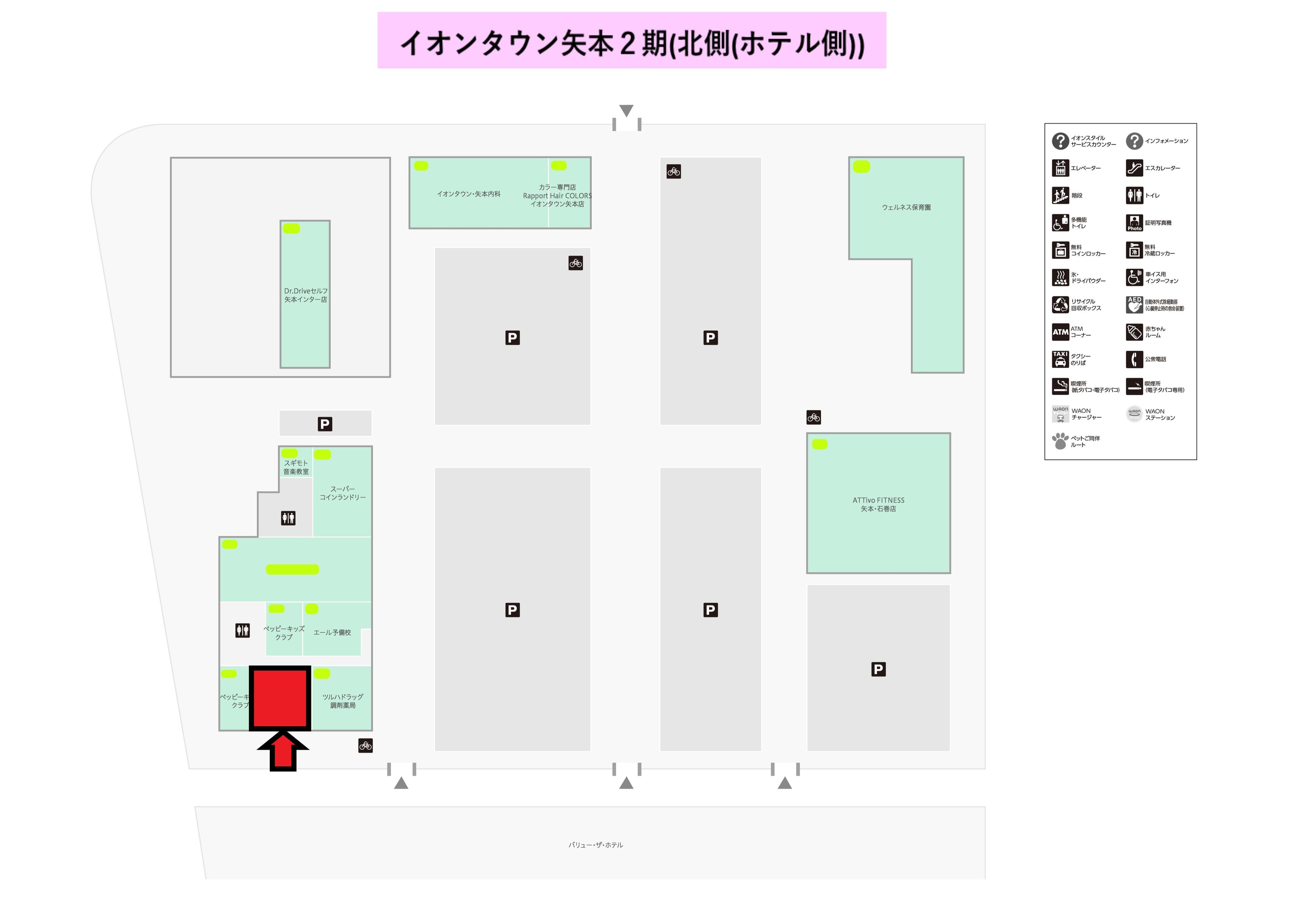 矢本Ⅱ期C棟:41.29坪 サービス(教室・スクール、事務所、クリニック・治療院)2