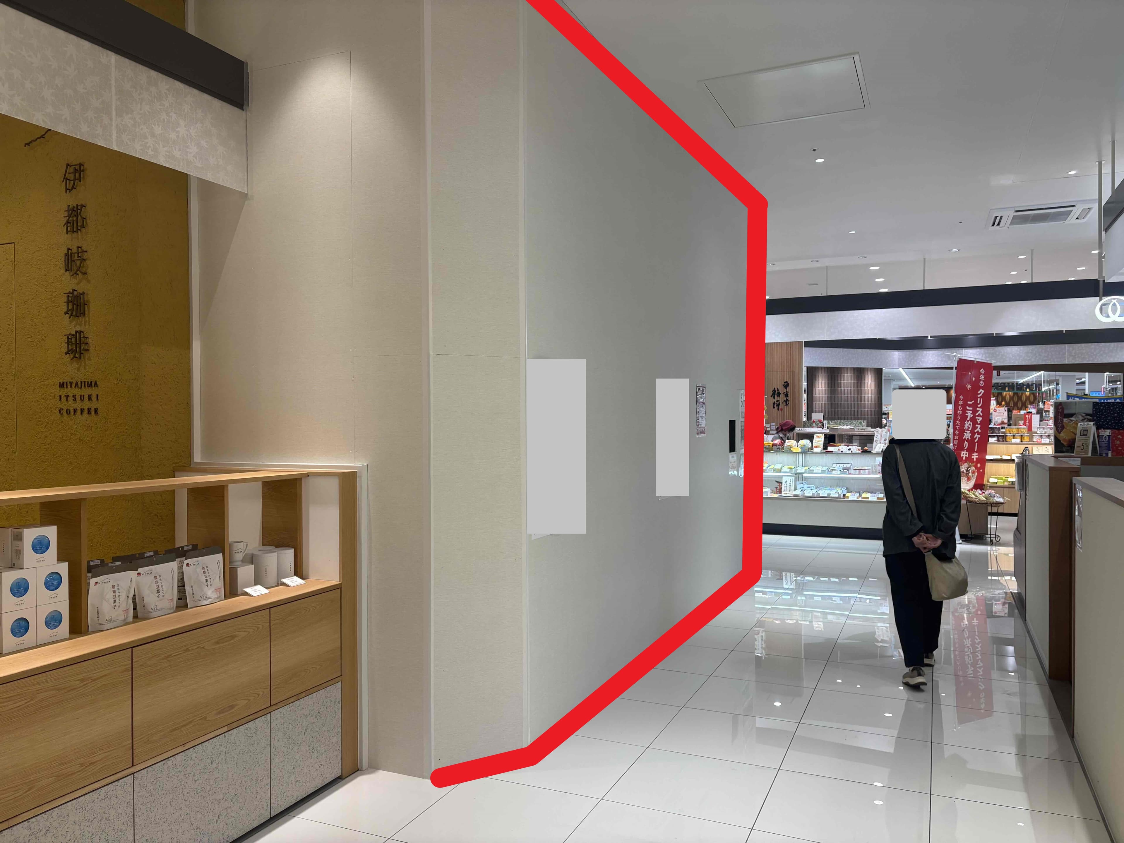 楽々園128、129:8.34坪 食物販(たこ焼き、鯛焼きなど)