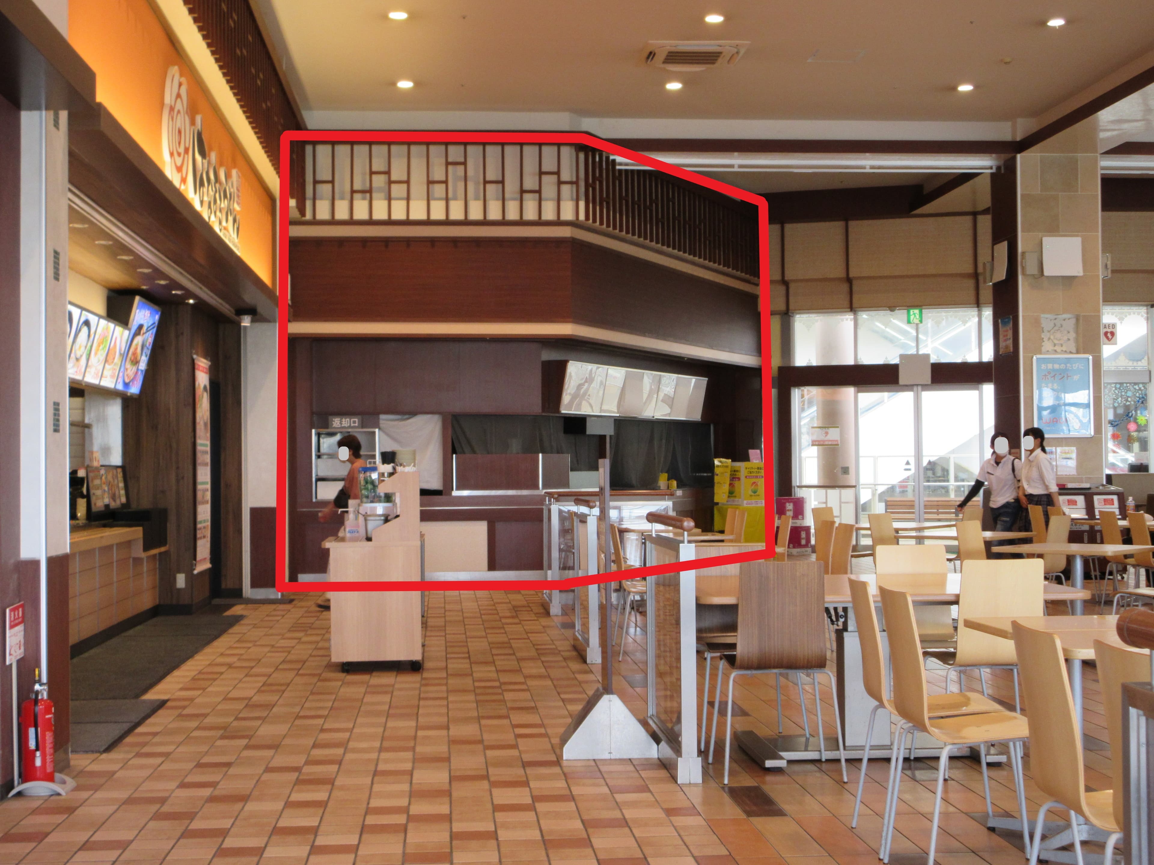 防府F-005:18.07坪 飲食:フードコート(洋食、中華、焼き物、アイス)1