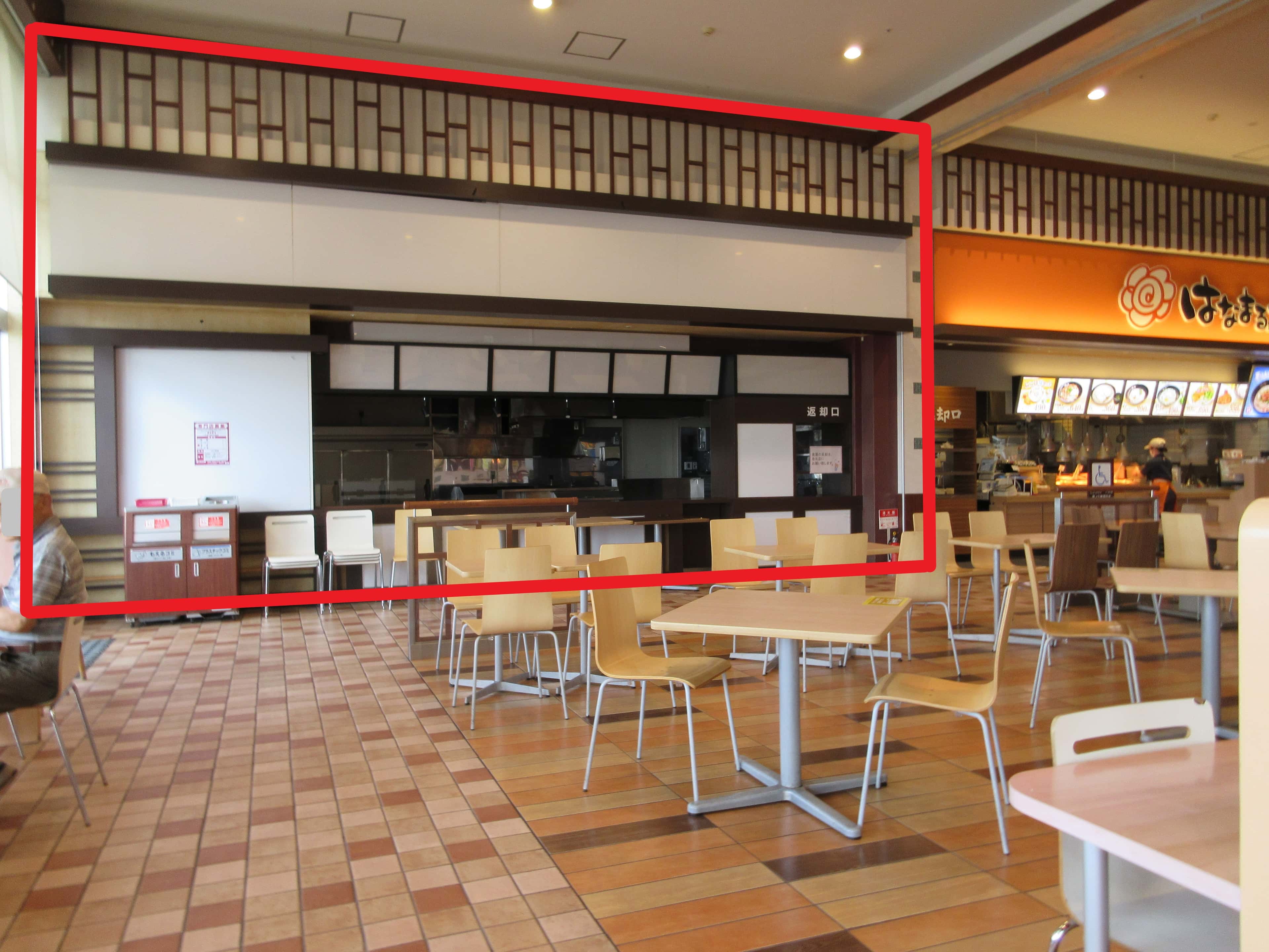 防府F-007:13.99坪 飲食:フードコート(洋食、中華、焼き物、アイス)