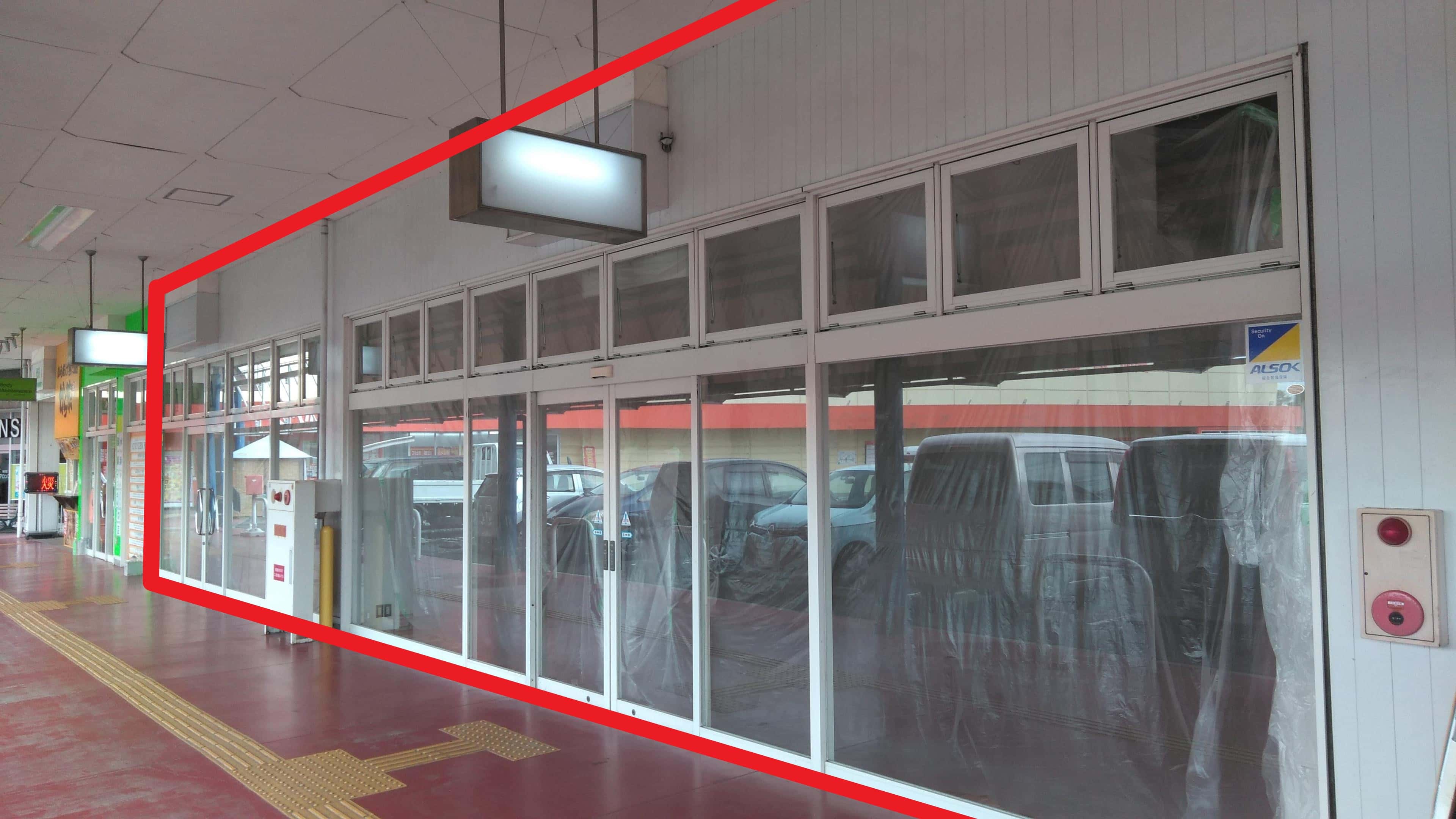 北島:89.20坪 物販(衣料・雑貨・スポーツ・本など)、サービス(塾・クリニックなど)、飲食(カフェなど)