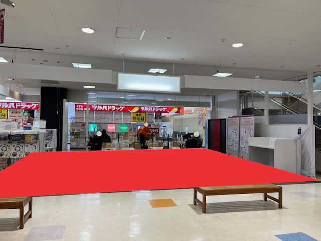 江別104:18.58坪 サービス:各種受付カウンターなど、物販:アクセサリー・雑貨など