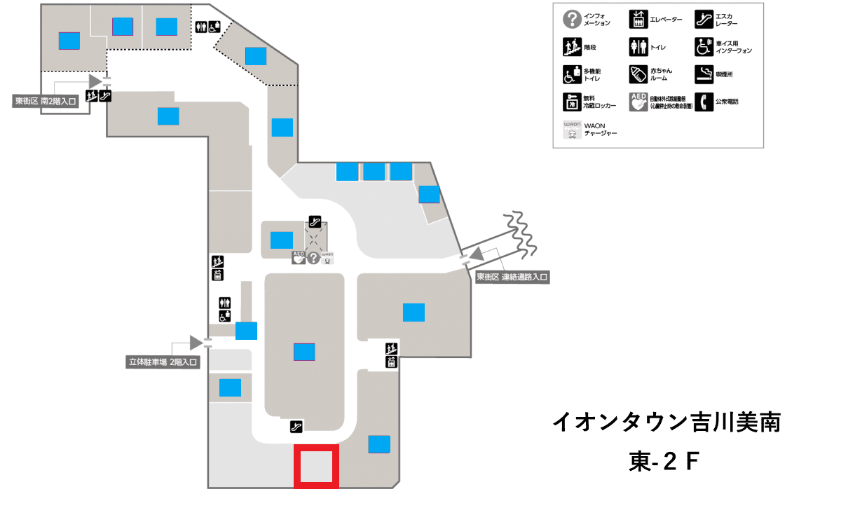 吉川美南-東202:39.44坪 サービス(教室、簡易フィットネス他)の図面・フロアマップ