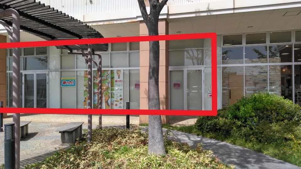 MV24、25 飲食(軽飲食、スイーツ、ファーストフード等)、食物販(乾物・酒・野菜)、物販(衣料、雑貨、コスメ、ホビー、スポーツ用品、釣り具、ギフトショップ、自転車、楽器、手芸)の図面・フロアマップ1