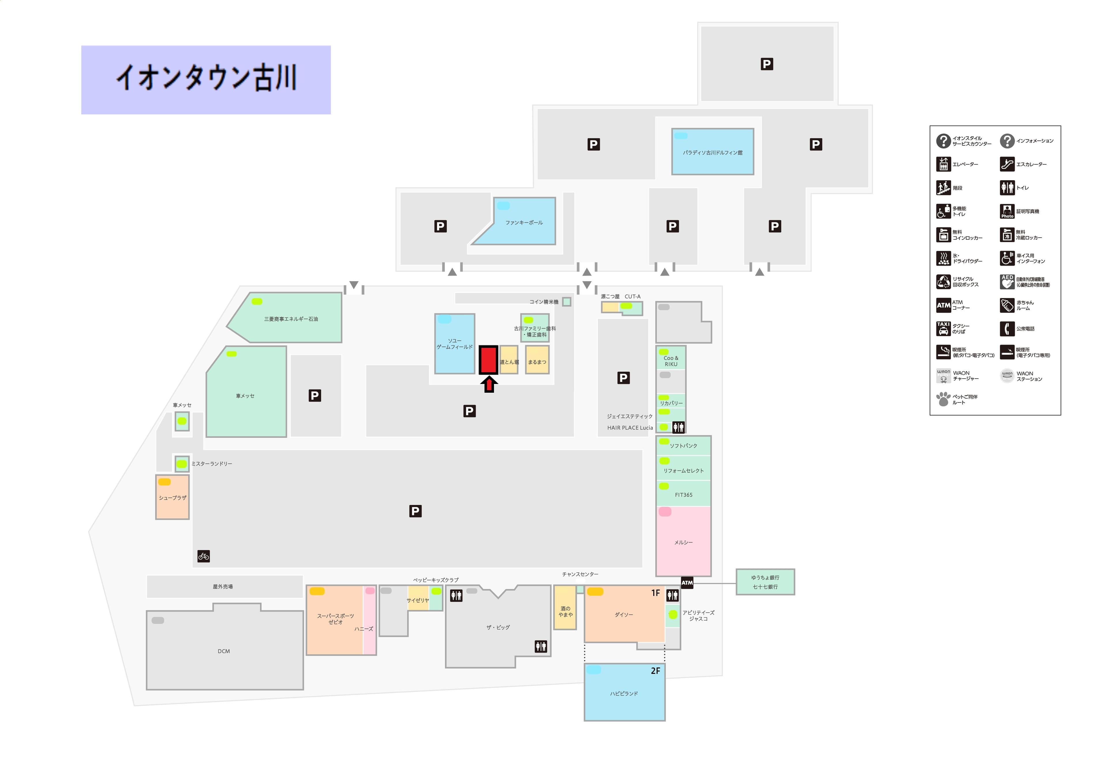 古川A-4-1:69.89坪 飲食の独立棟の図面・フロアマップ