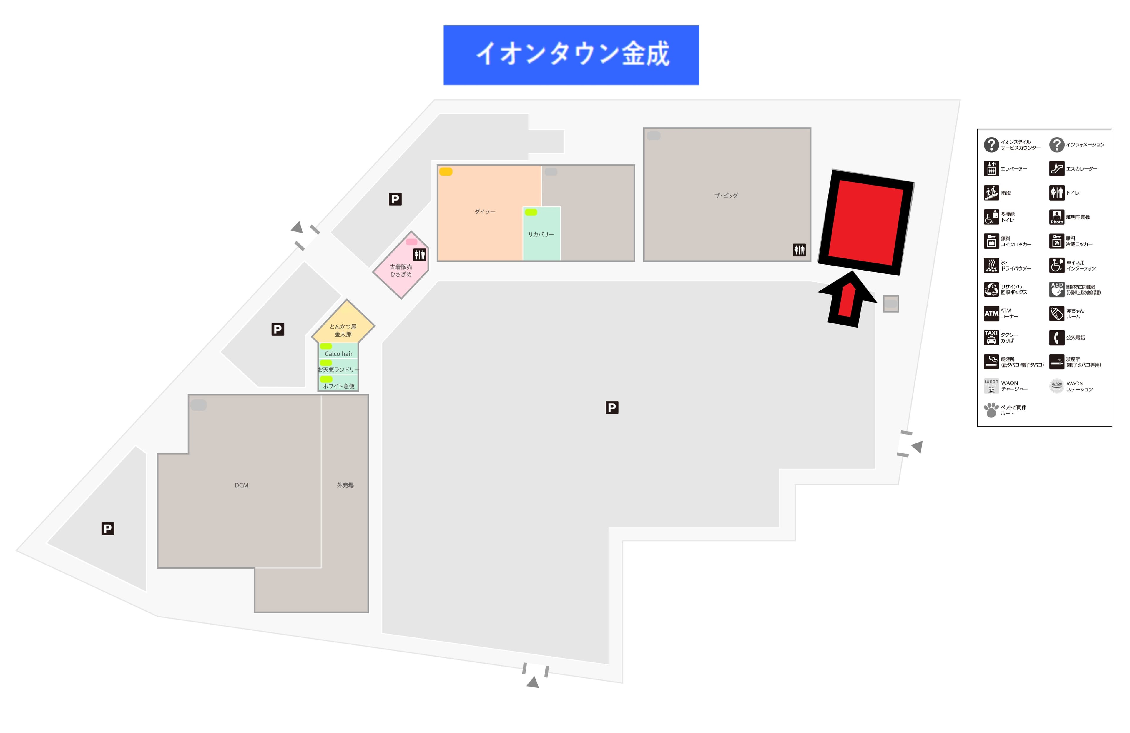 金成A棟:256.38坪 物販、サービス(アミューズメント)の図面・フロアマップ