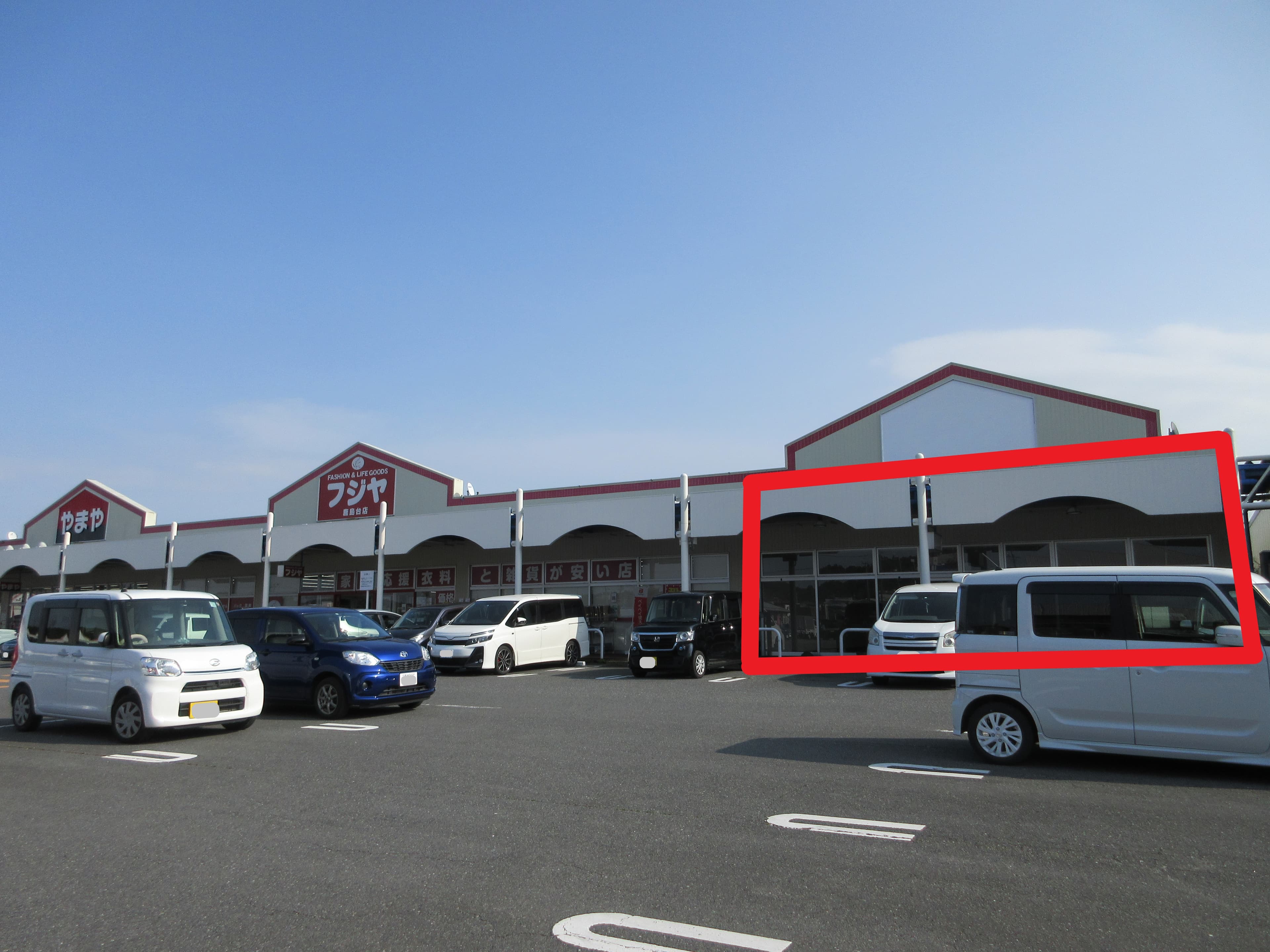 鹿島台B103:130.23坪 物販(靴、衣料(メンズ、レディース、キッズ)、携帯・・・)、ペットショップの図面・フロアマップ1