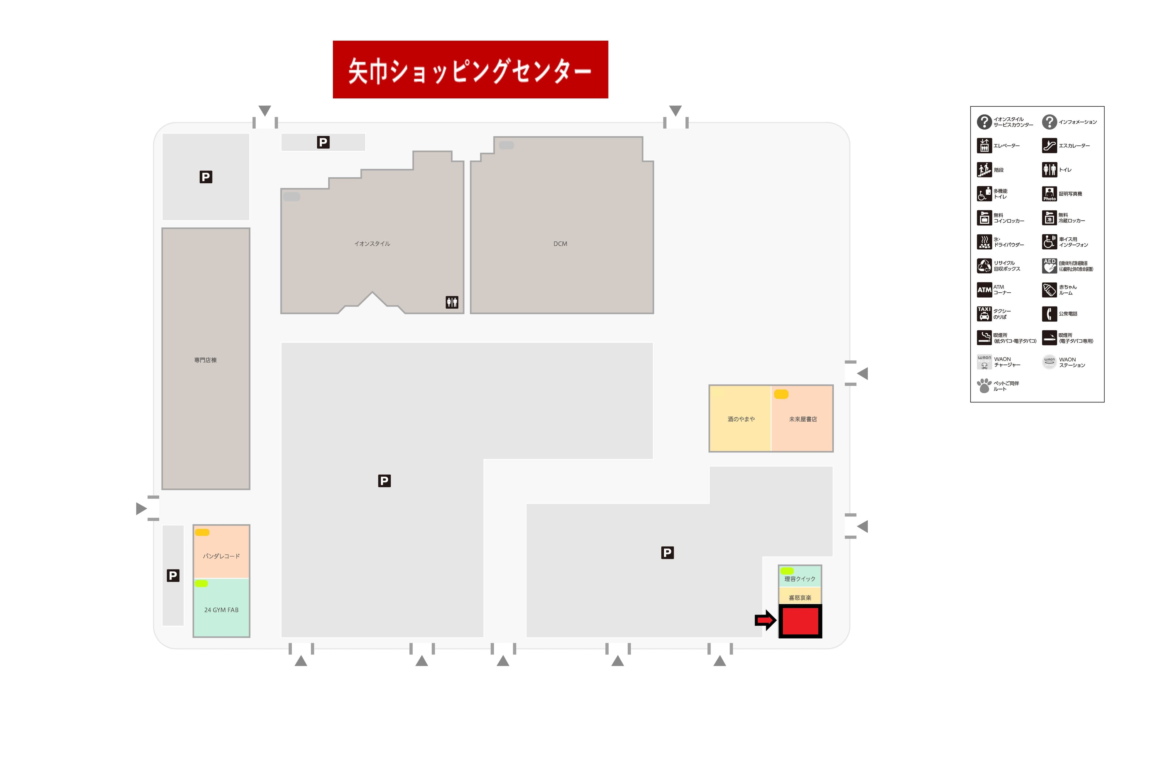 矢巾D103:68.01坪 飲食(カフェ、洋食、和食・・・)の図面・フロアマップ