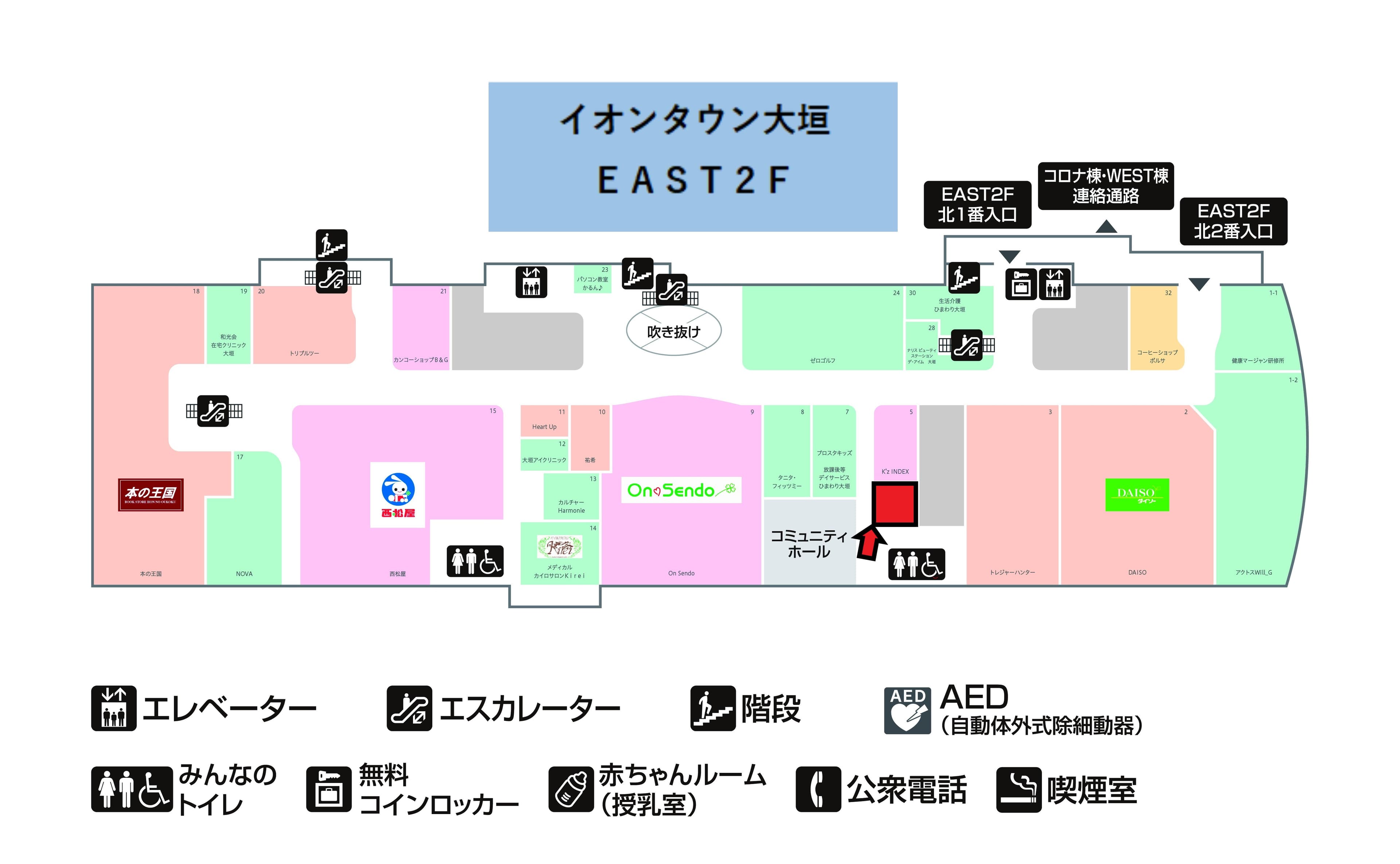 大垣204B:7.8坪 サービス(塾、音楽教室、幼児教室、相談窓口、事務所利用など)の図面・フロアマップ