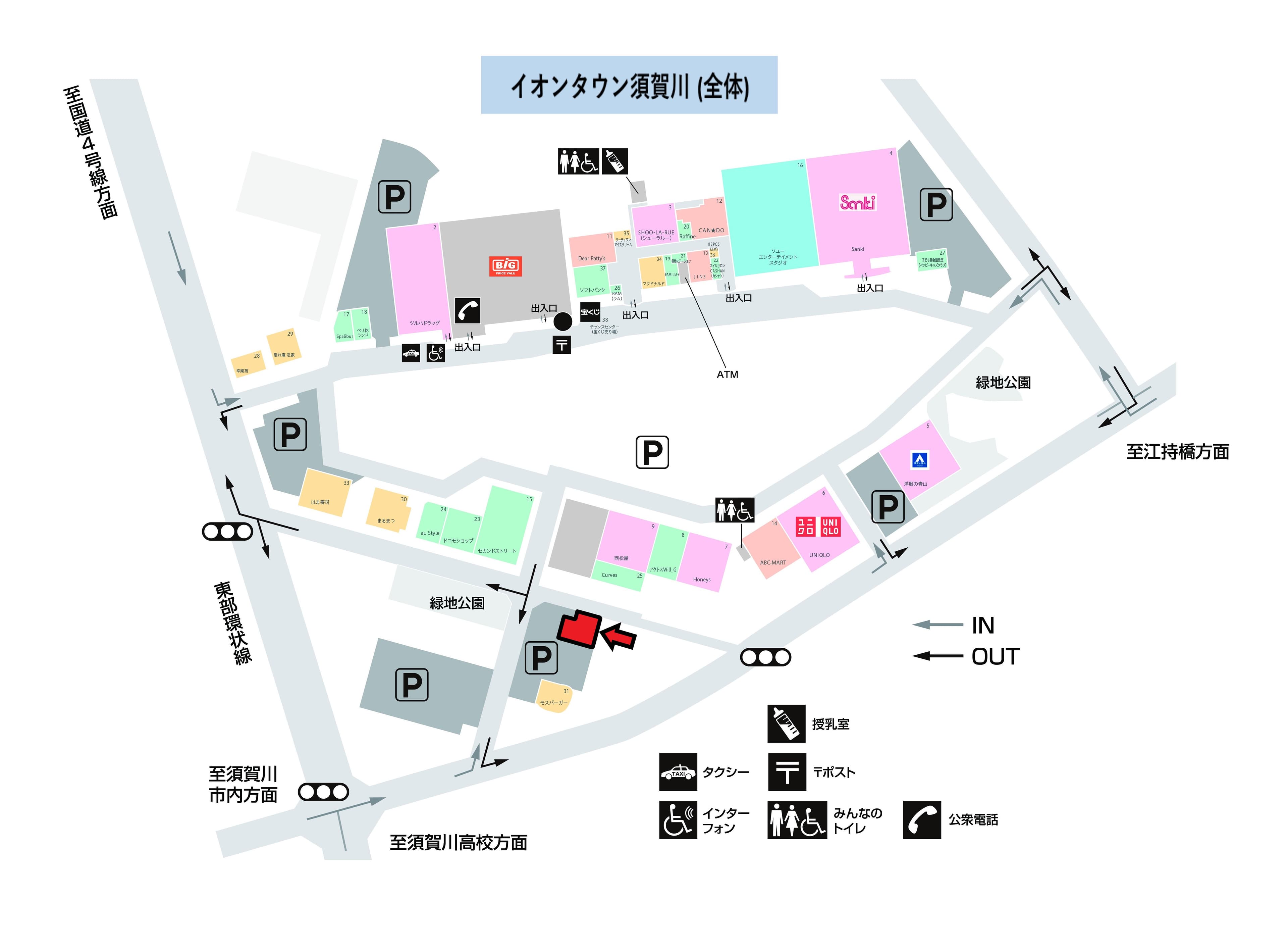 須賀川I-01:51.13坪 飲食(焼肉、中華、洋食)の図面・フロアマップ