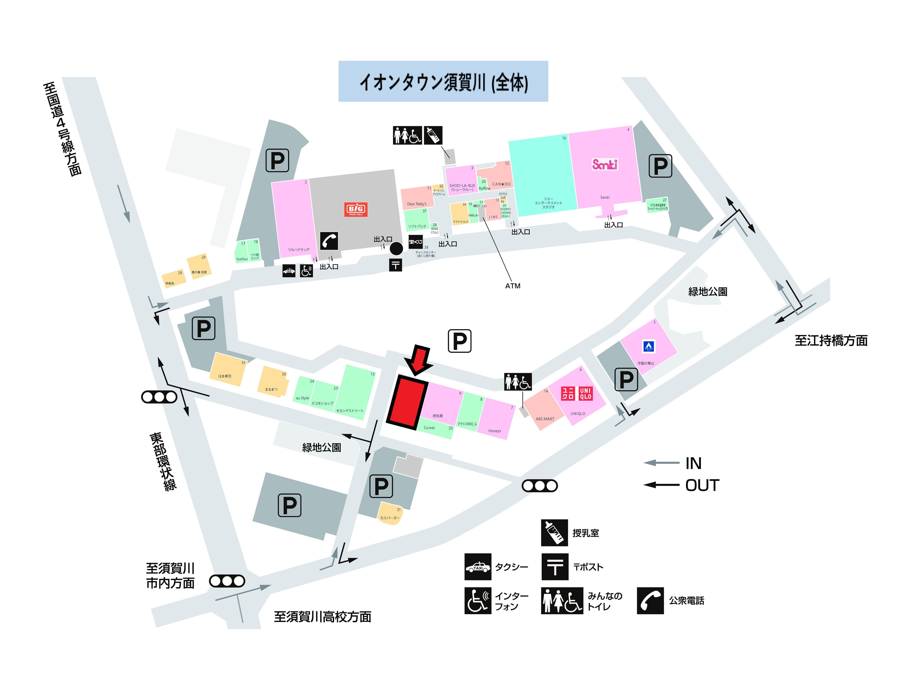 須賀川D-01:200.00坪 物販(衣料、書籍)、サービス(フィットネス)2