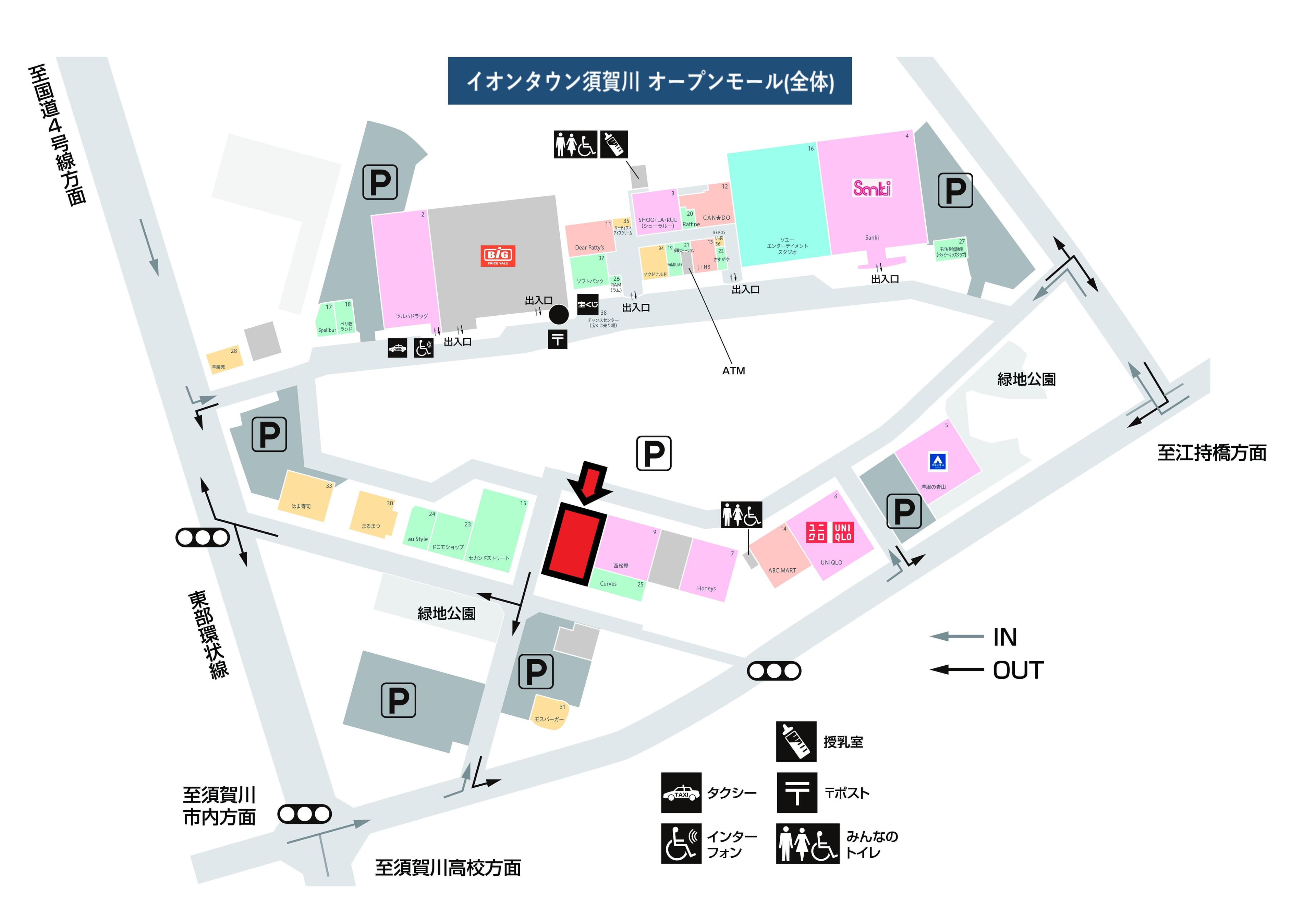 須賀川D-01:200.00坪 物販(衣料、書籍)、サービス(フィットネス)2