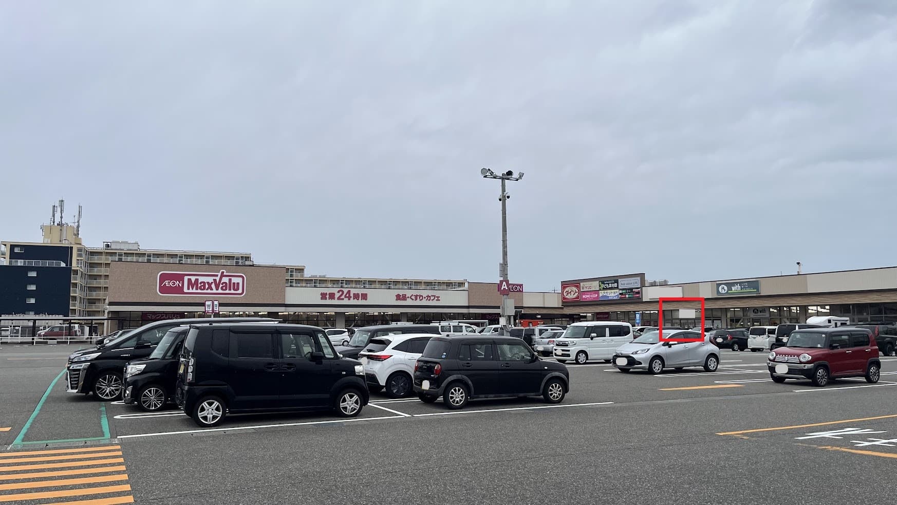 野々市205:15.08坪 物販(携帯・メガネ)、サービス(塾・携帯修理・接骨院)、食物販(和菓子・洋菓子)の図面・フロアマップ1